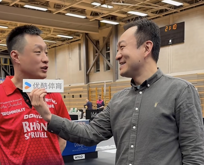 樊振东3-0横扫前中国选手孟庆宇 父子同队引热议